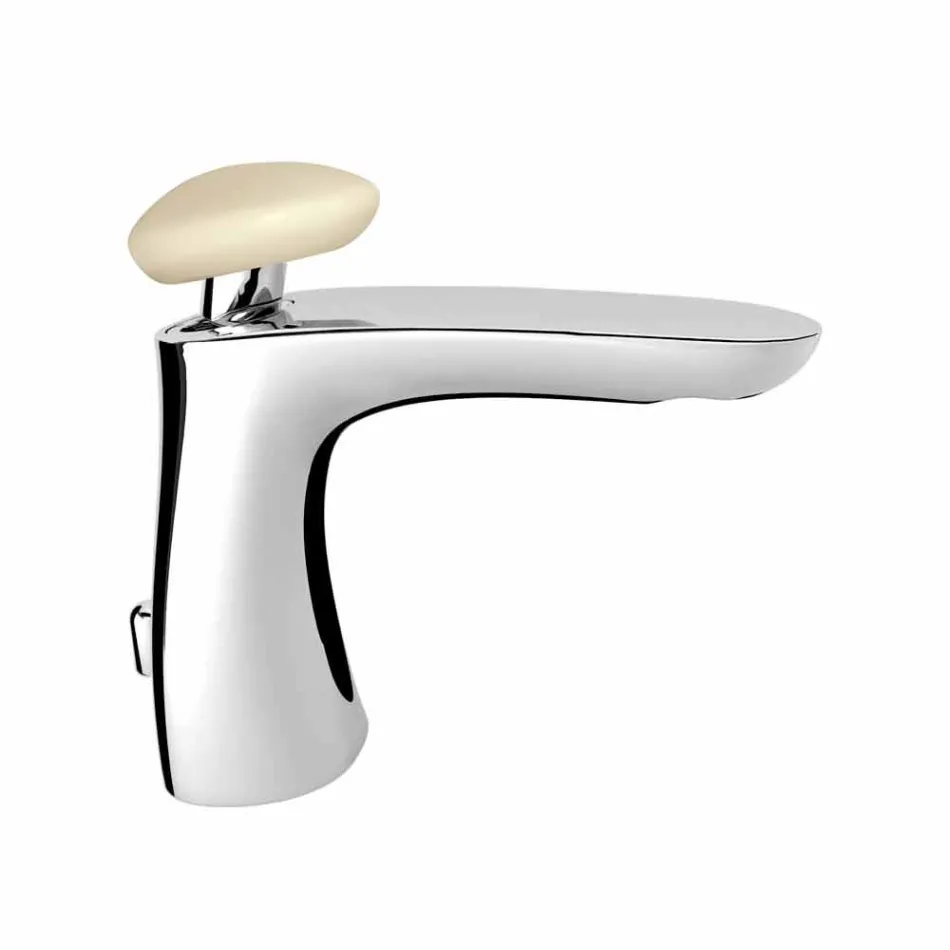 Miscelatore per Lavabo in Ottone Design Moderno Made in Italy - Besugo Viadurini