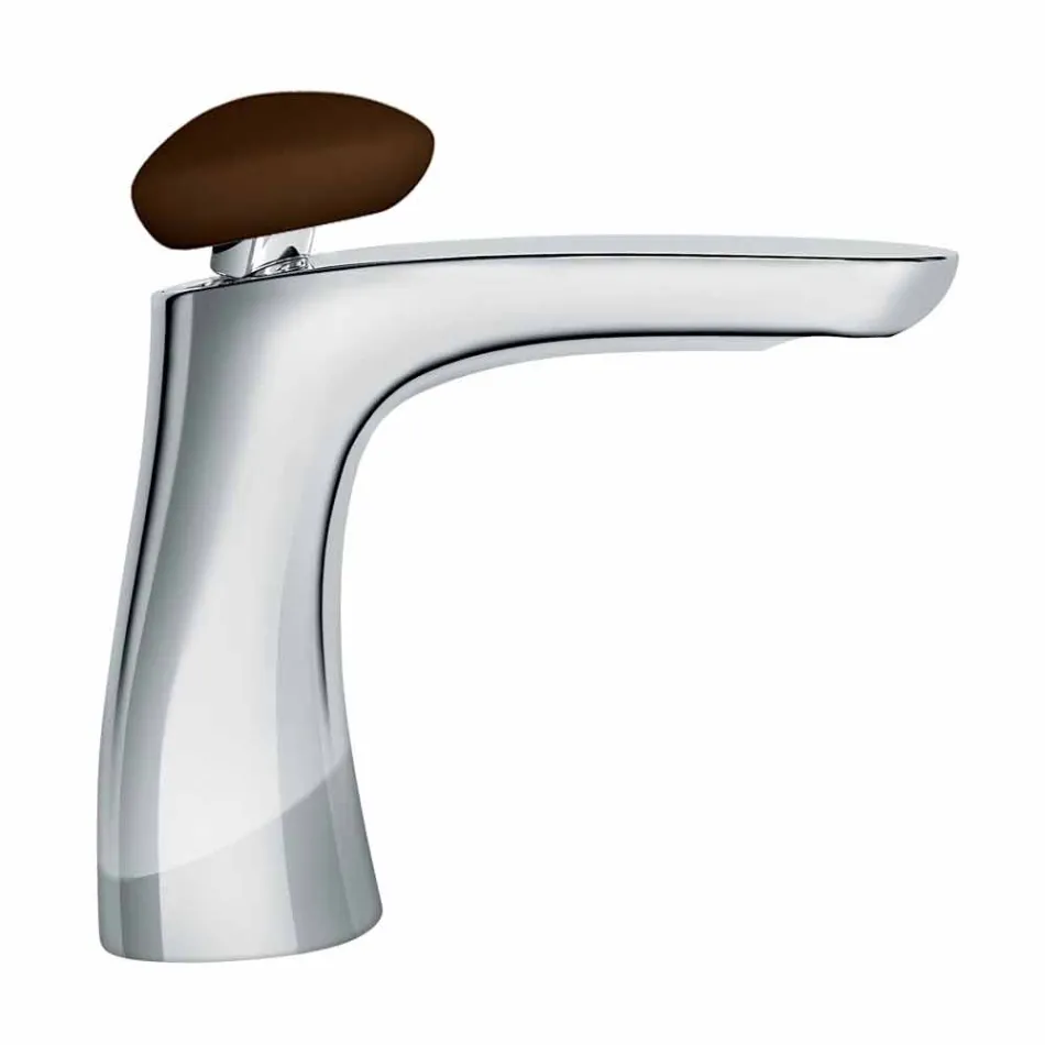 Miscelatore per Lavabo in Ottone Design Moderno Made in Italy - Besugo Viadurini