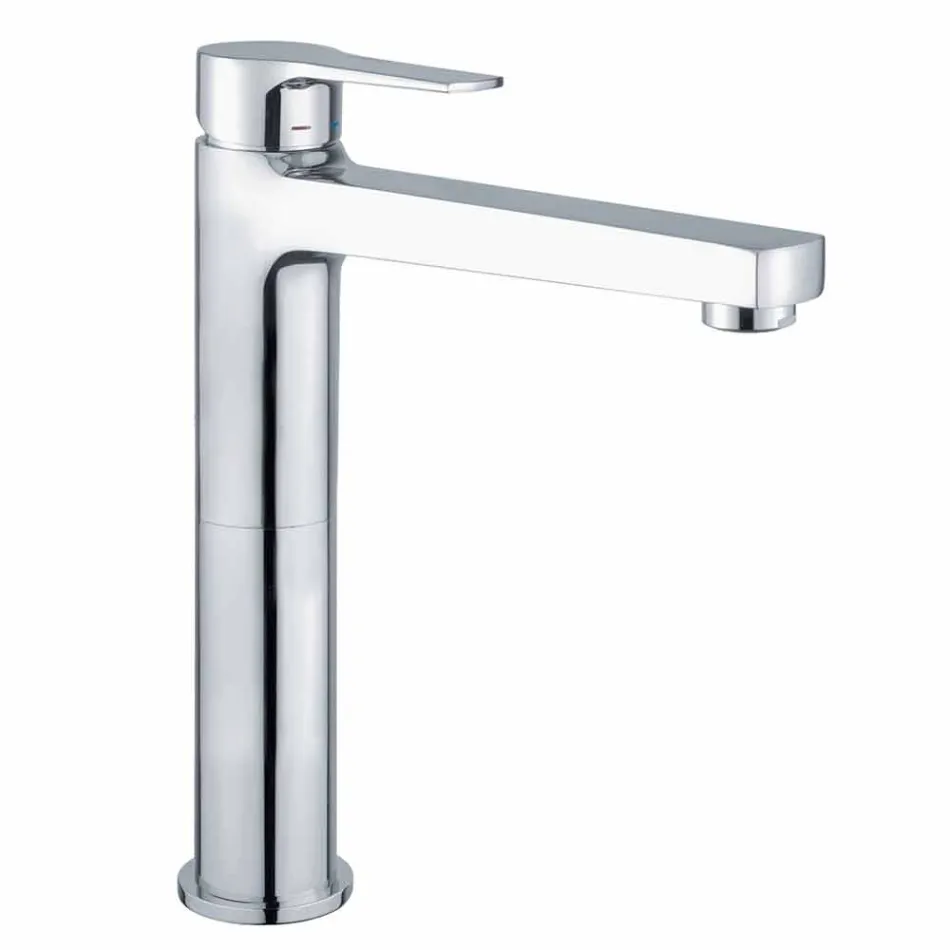 Miscelatore per Lavabo Prolungato in Ottone Senza Scarico Made in Italy - Sindra Viadurini