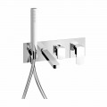 Miscelatore per Vasca ad Incasso Design Moderno in Ottone Made in Italy - Sika