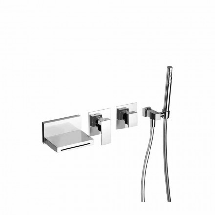 Miscelatore per Vasca da Bagno a Incasso di Design Made in Italy - Panela Viadurini