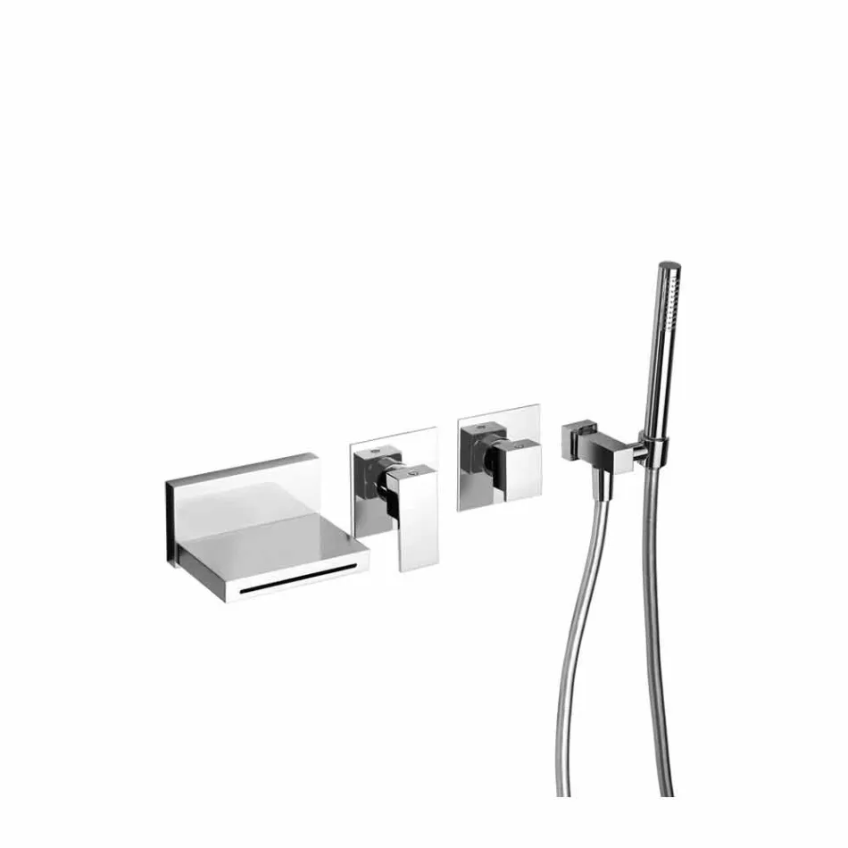 Miscelatore per Vasca da Bagno a Incasso di Design Made in Italy - Panela Viadurini