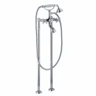 Miscelatore per Vasca da Terra Design Classico in Ottone Made in Italy - Lisca Viadurini