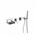 Miscelatore Vasca da Bagno a Incasso con Kit Doccia Made in Italy - Bibo