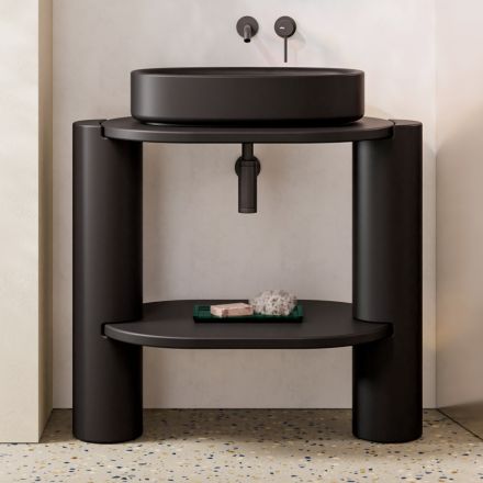 Mobile Bagno in Ceramica di Diversi Colori Made in Italy - Ragazza Viadurini