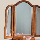 Mobile Pettiniera in Legno con Cassetti e Specchio Made in Italy - Luxury Viadurini