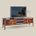 Mobile Porta Tv Classico in Legno con Intarsi Made in Italy - Katerine