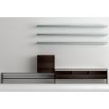Mobile Porta Tv con 3 Mensole e Contenitore Battente Made in Italy - Ronan