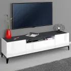Mobile Tv in Nobilitato 2 Vani e 1 Cassetto Made in Italy - Florentino Viadurini