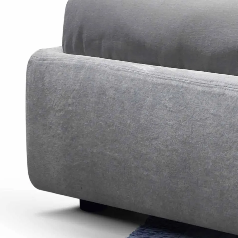 My Home Sleepway letto matrimoniale imbottito 180x90cm made in Italy Viadurini
