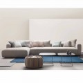 Divano componibile di design in tessuto Softly made in Italy