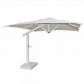 Ombrellone da Giardino 300x300 cm Professionale in Alluminio Quadrato - Lapillo