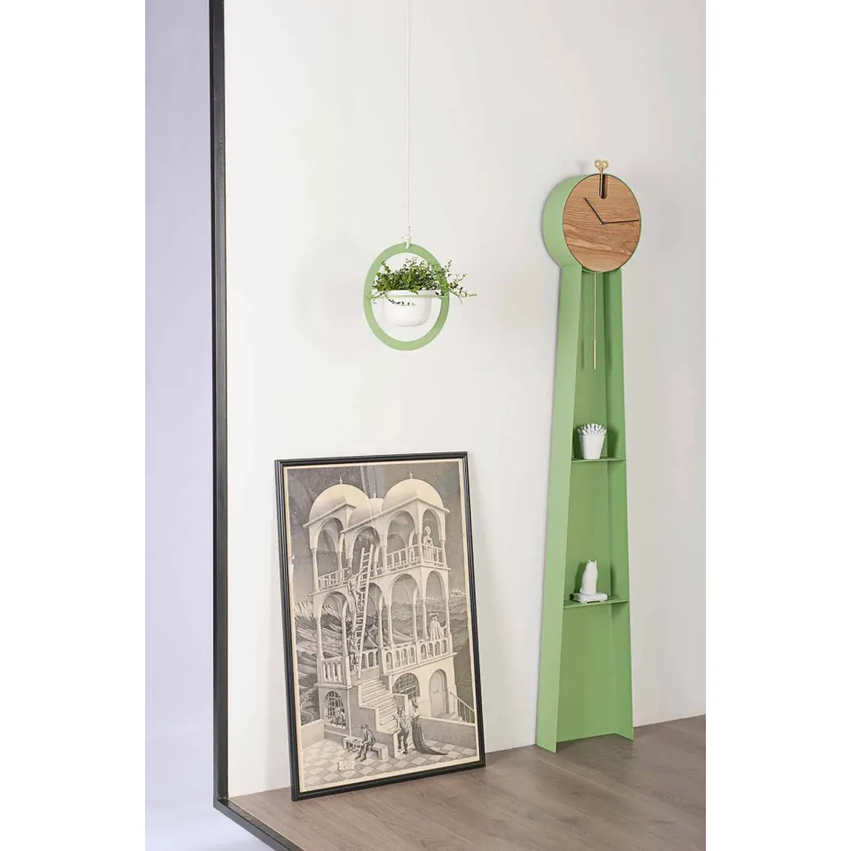 Orologio a Pendolo di Design con Struttura in Acciaio Made in Italy - Pendolino Viadurini