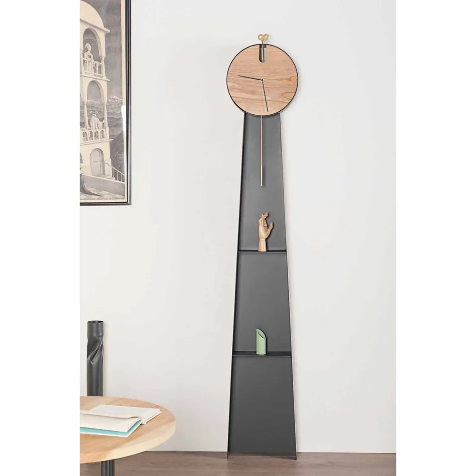 Orologio a Pendolo di Design con Struttura in Acciaio Made in Italy - Pendolino Viadurini