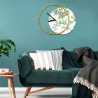 Orologio con Pannello in Legno e Stampato Made in Italy - Malawi Viadurini