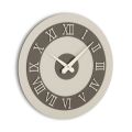 Orologio da Muro in MDF e Numeri Romani in Rilievo in Lino - Cronoforma