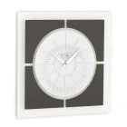 Orologio da Muro in Metacrilato e Cornice in Lino Made in Italy - Battito Viadurini