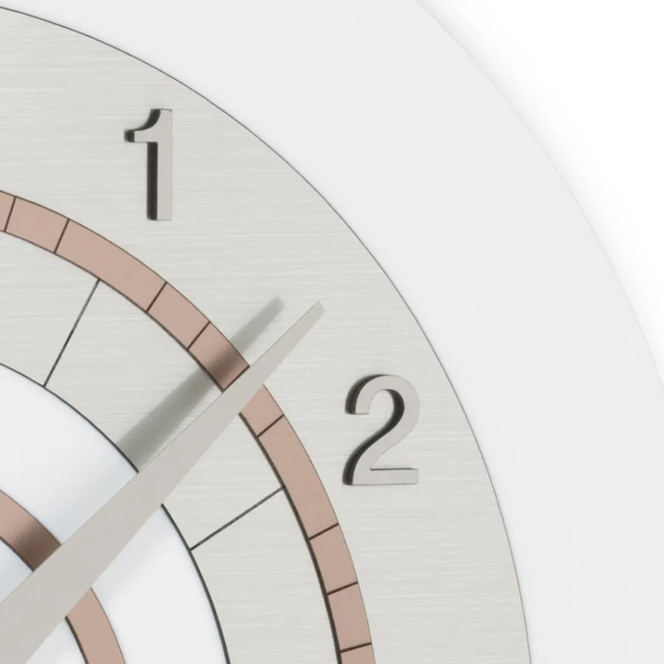 Orologio da Muro in PVC di Diverse Tonalità di Colore Made in Italy - Flusso Viadurini