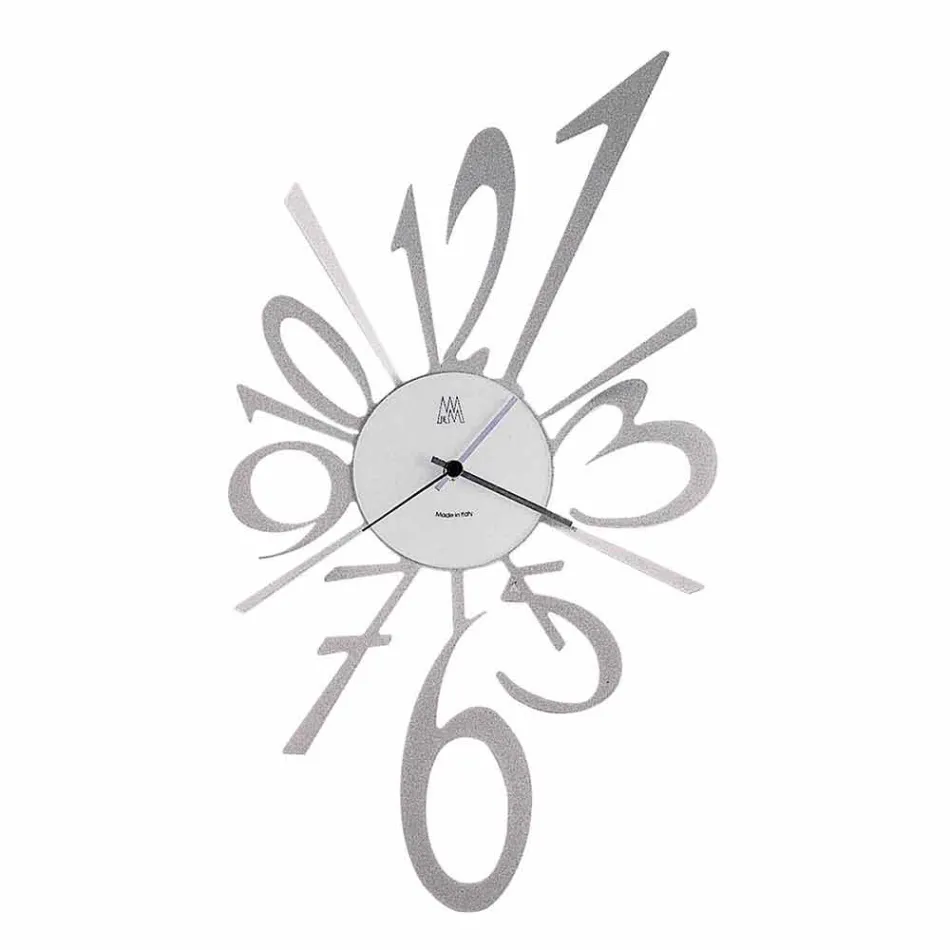Orologio da Parete di Design in Ferro Nero o Alluminio Made in Italy – Oceano Viadurini