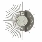 Orologio da Parete in Ferro Design Elegante Made in Italy - Aneto Viadurini