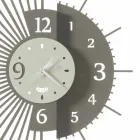 Orologio da Parete in Ferro Design Elegante Made in Italy - Aneto Viadurini