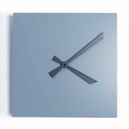 Orologio da Parete Industrial e Moderno Design Quadrato Italiano - Titano Viadurini