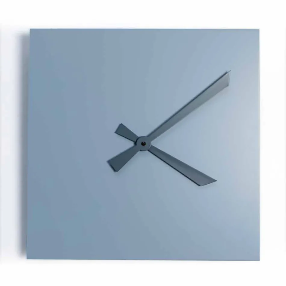 Orologio da Parete Industrial e Moderno Design Quadrato Italiano - Titano Viadurini