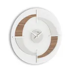 Orologio da parete moderno di design in diverse finiture Giove, fatto in Italia Viadurini