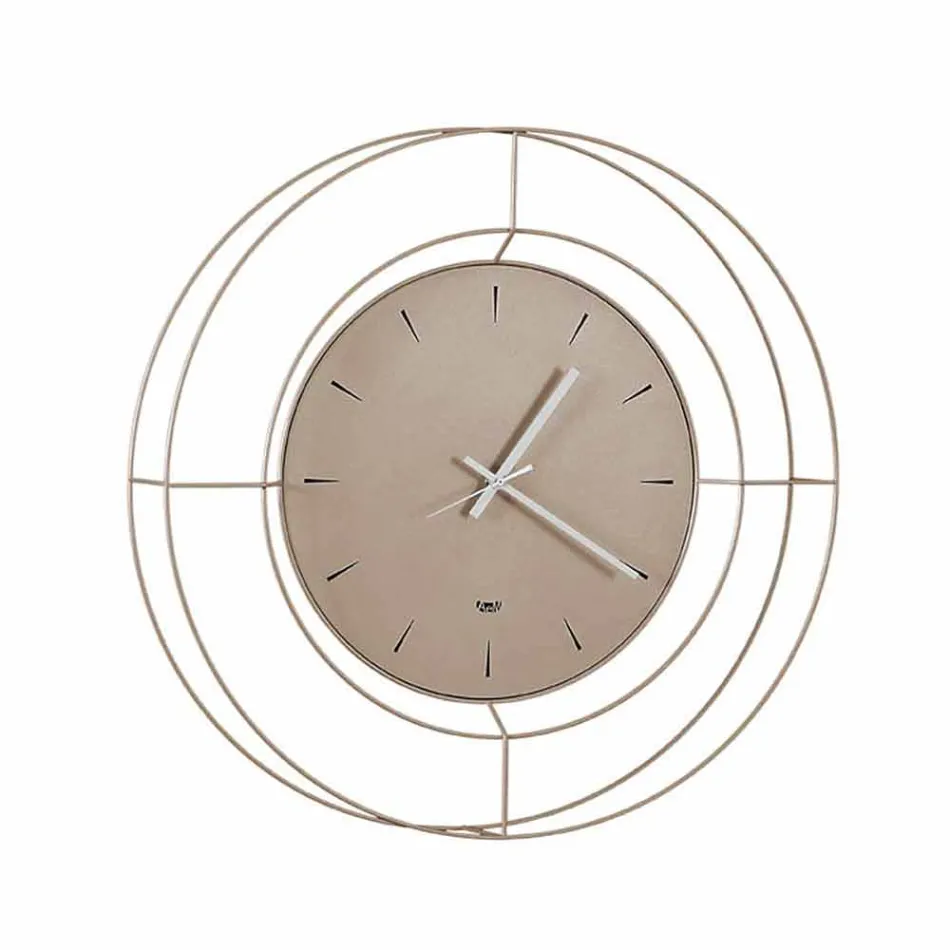Orologio da Parete Moderno in Acciaio Colorato Made in Italy – Adalgiso Viadurini