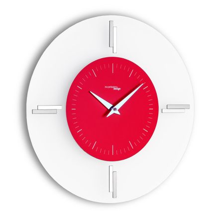 Orologio da Parete Rotondo in Alluminio Made in Italy Design Moderno - Siria Viadurini