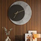 Orologio da Parete Rotondo in Metacrilato Stampato Made in Italy - Elara Viadurini