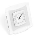 Orologio da Tavolo in Metacrilato Trasparente e Bisatinato Made in Italy - Glad
