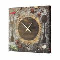 Orologio dal design moderno con aromi e spezie Lane, 40x40 cm