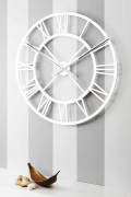 Orologio Grande da Parete Shabby Chic in Legno di Design Vintage - Arrigo