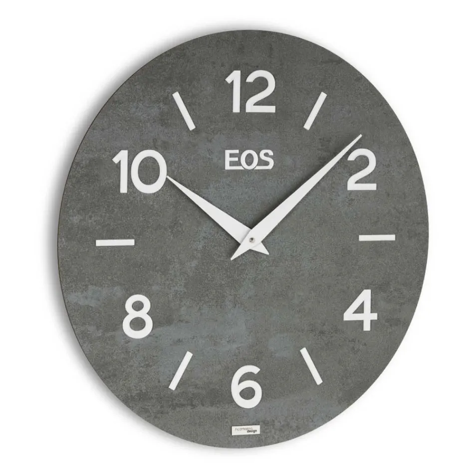 Orologio in MDF Accoppiato a Pellicole in Polipropilene Made in Italy - More Viadurini