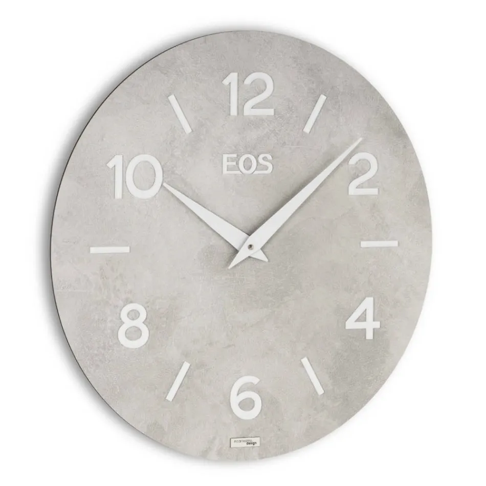 Orologio in MDF Accoppiato a Pellicole in Polipropilene Made in Italy - More Viadurini