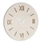 Orologio in MDF e Polipropilene con Texture Diverse Made in Italy - Nice Viadurini
