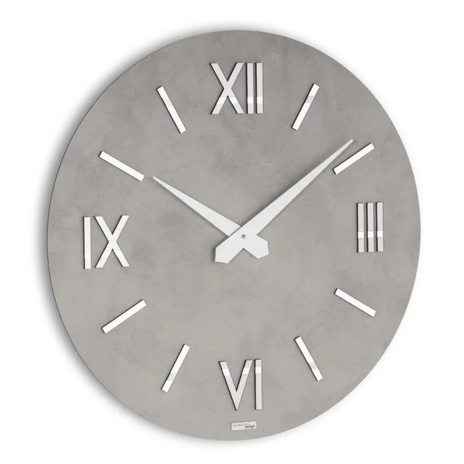 Orologio in MDF e Polipropilene con Texture Diverse Made in Italy - Nice Viadurini