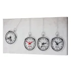 Orologio moderno con 4 fusi che ricordano orologi da taschino Joseph Viadurini