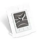 Orologio Quadrato da Tavolo in Metacrilato Trasparente Made in Italy - Strange Viadurini