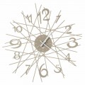 Orologio Rotondo da Parete di Design in Ferro Made in Italy - Kombo