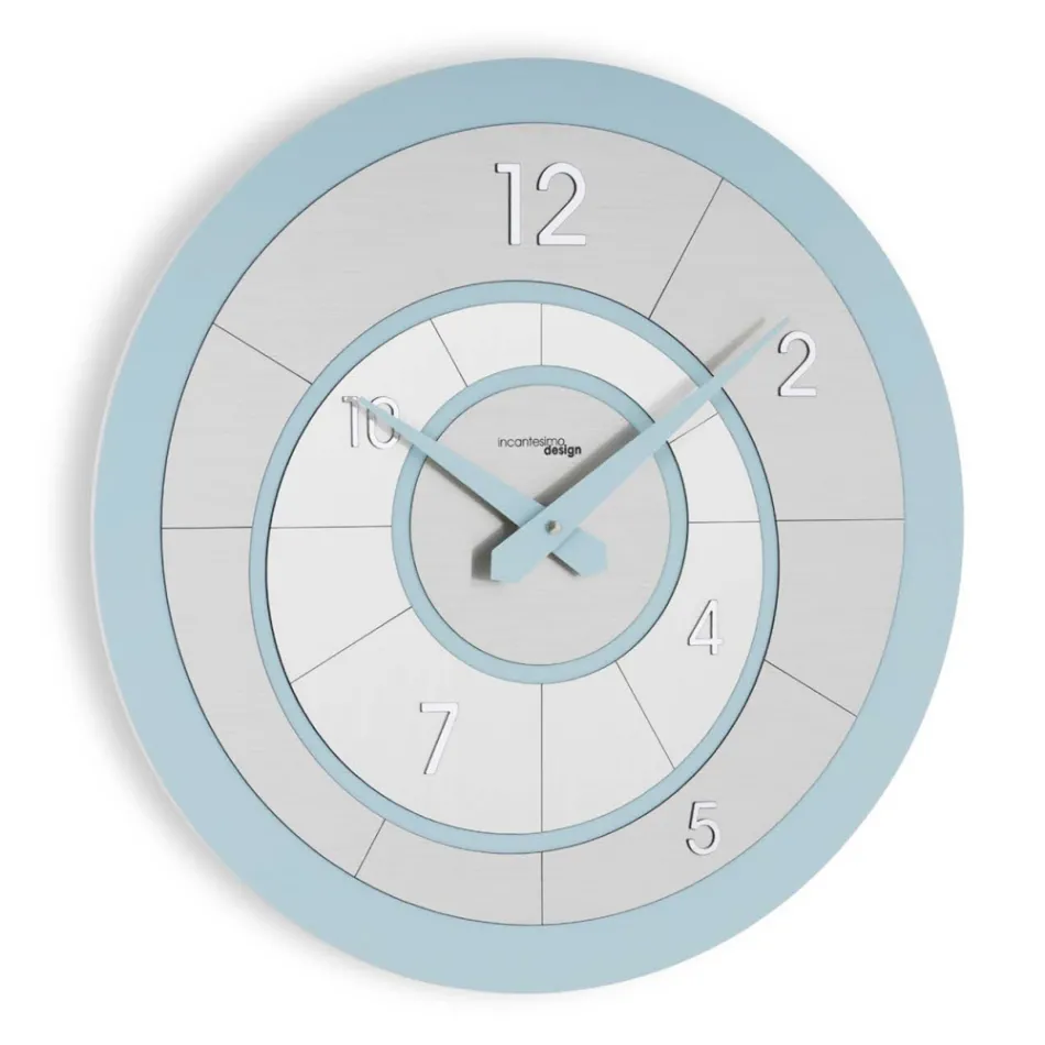 Orologio Rotondo in PVC Semiespanso ad Alta Densità Made in Italy - Creative Viadurini