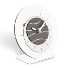 Orologio Tondo da Tavolo in Metacrilato Trasparente Made in Italy - Strange Viadurini