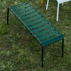 Panca Bassa in Alluminio Verniciato da Esterno, Made in Italy - Sybella Viadurini