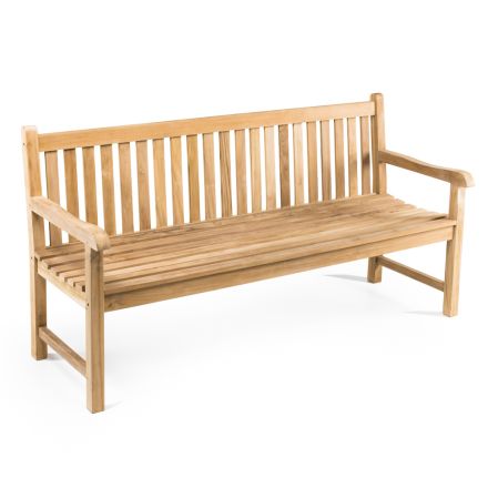 Panchina da Giardino in Teak Naturale di Varie Misure – Yggdrasil Viadurini