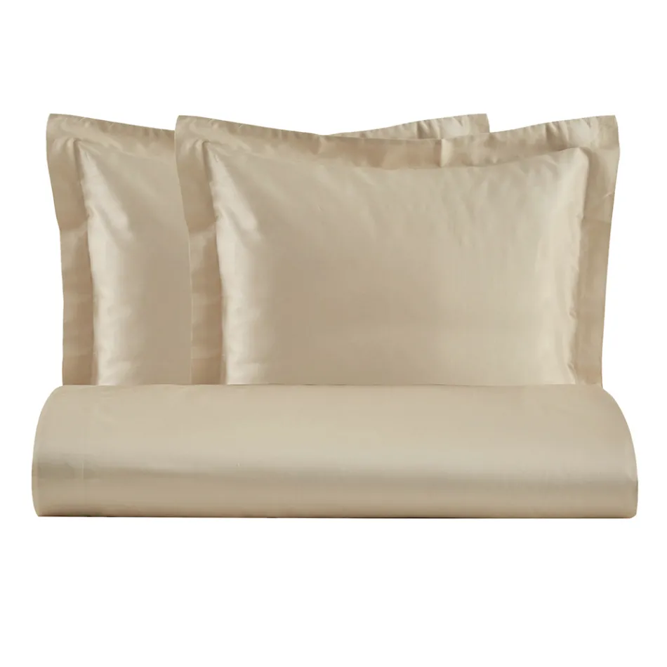 Parure Copripiumino in 100% Raso di Cotone con 2 Federe Made in Italy - Fluffy Viadurini