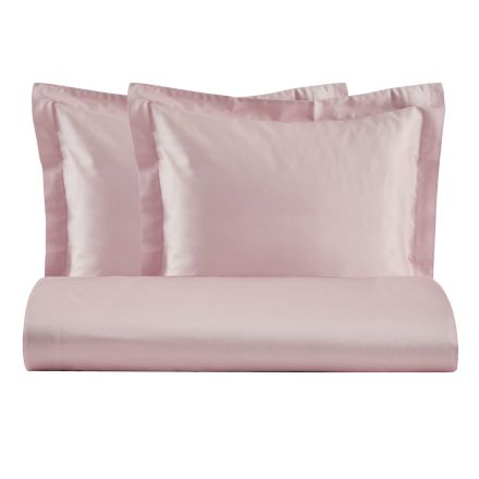 Parure Copripiumino in 100% Raso di Cotone con 2 Federe Made in Italy - Fluffy Viadurini