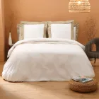 Parure Copripiumino King Size in 100% Cotone e 10% Raso di Cotone - Dettaglio Viadurini