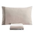 Parure Copripiumino Matrimoniale in 90% Cotone e 10% Lino Made in Italy - Nestle