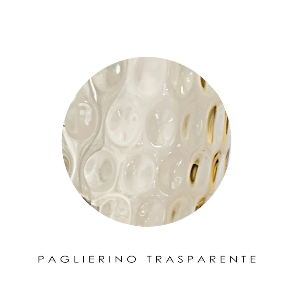 Piantana da Terra in Vetro Incamiciato o Trasparente Made in Italy - Sibilla Viadurini